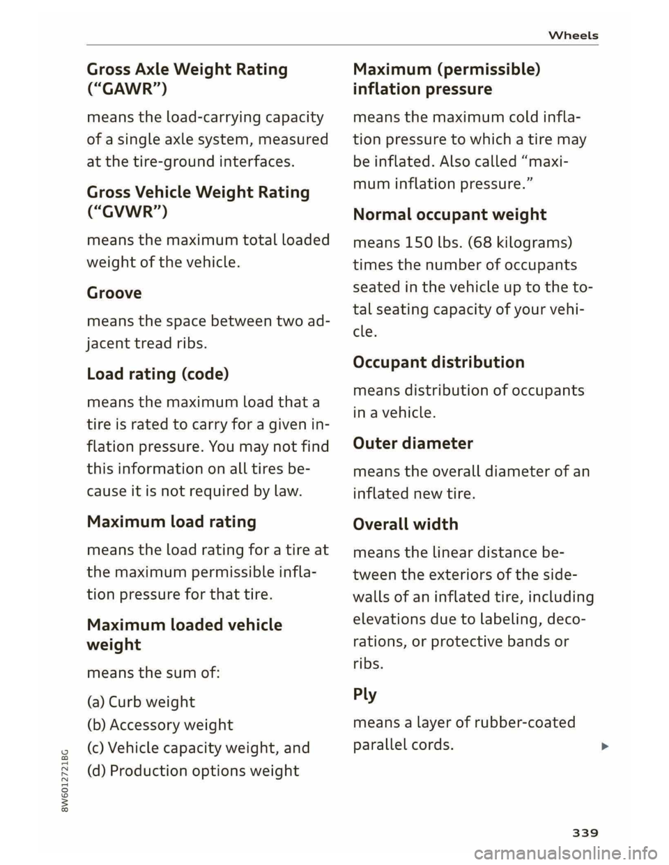 AUDI A5 2019  Owners Manual 