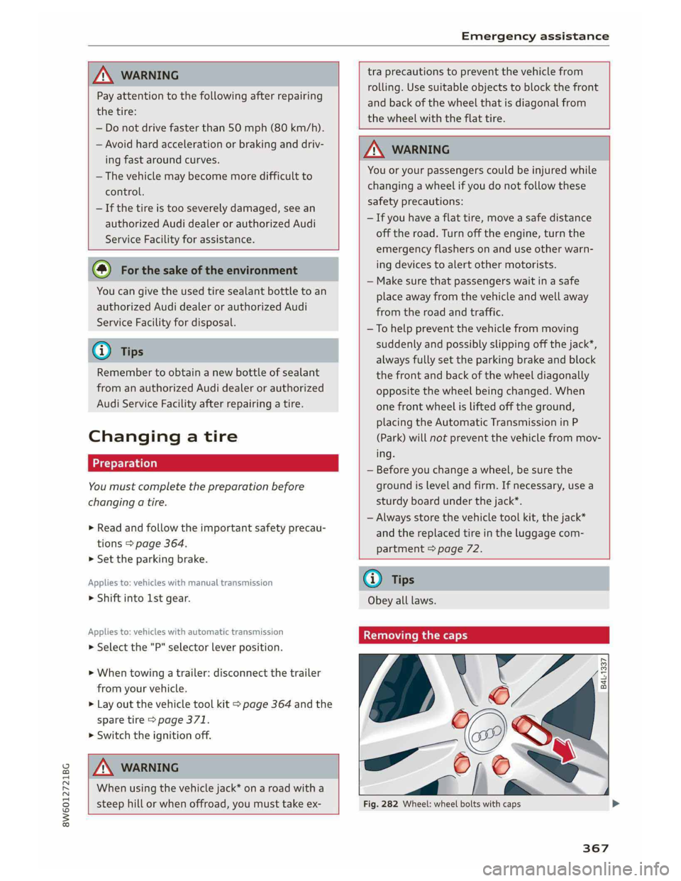 AUDI A5 2019  Owners Manual 