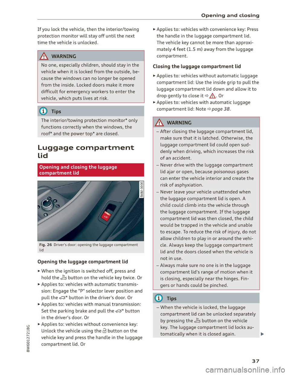 AUDI A5 2019  Owners Manual 