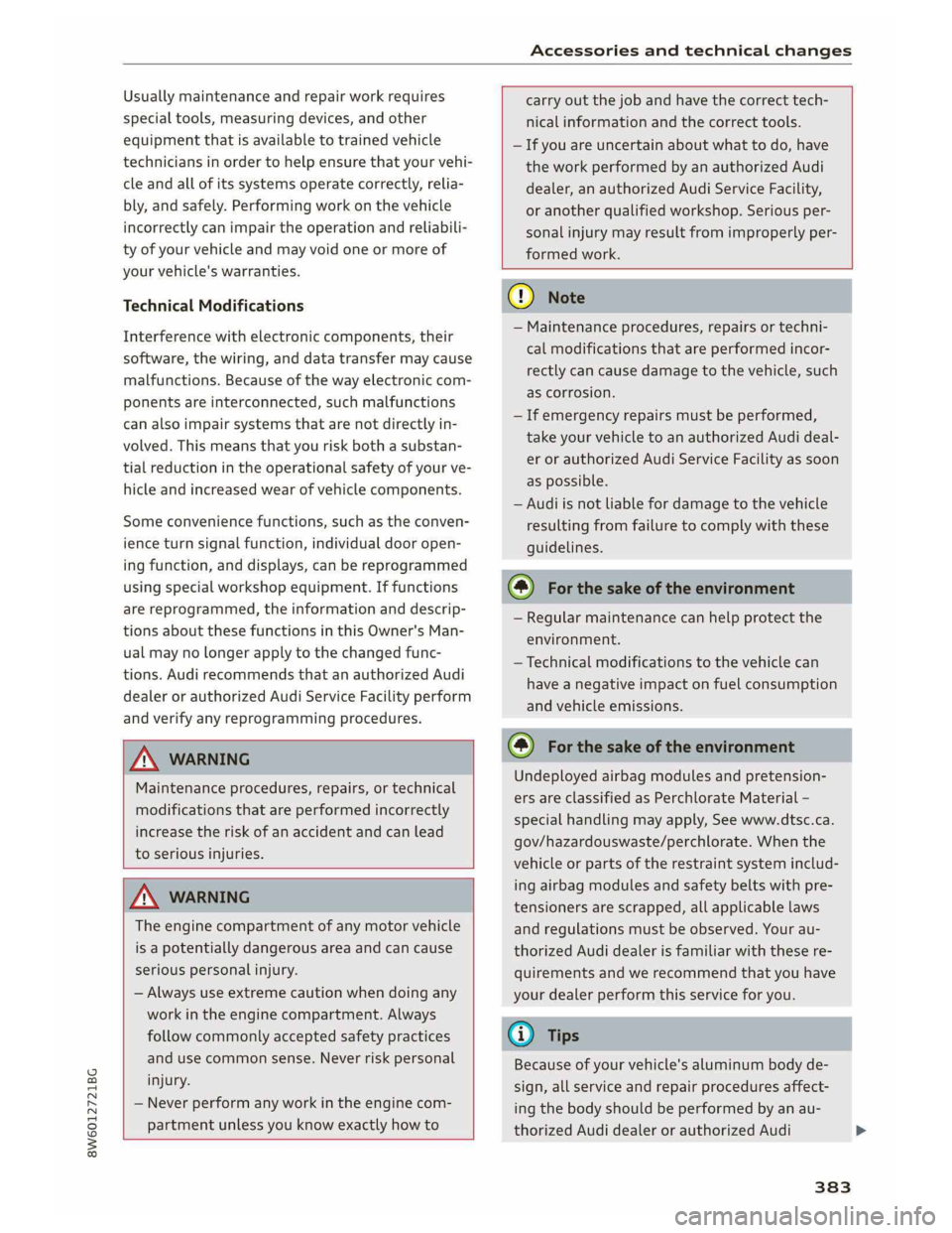 AUDI A5 2019  Owners Manual 