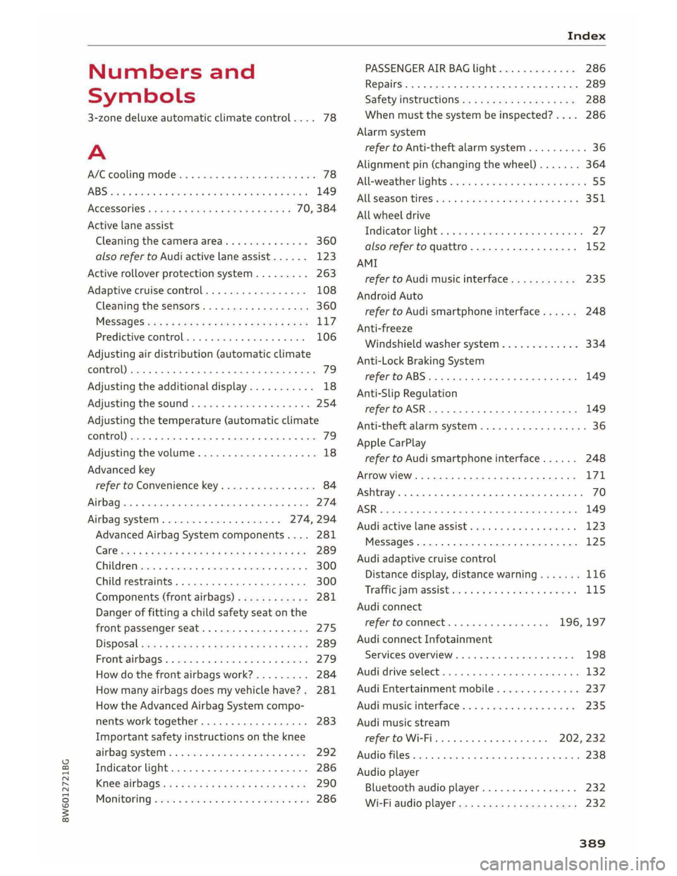AUDI A5 2019  Owners Manual 