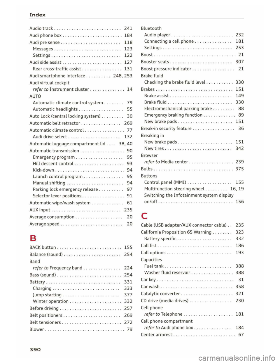 AUDI A5 2019  Owners Manual 