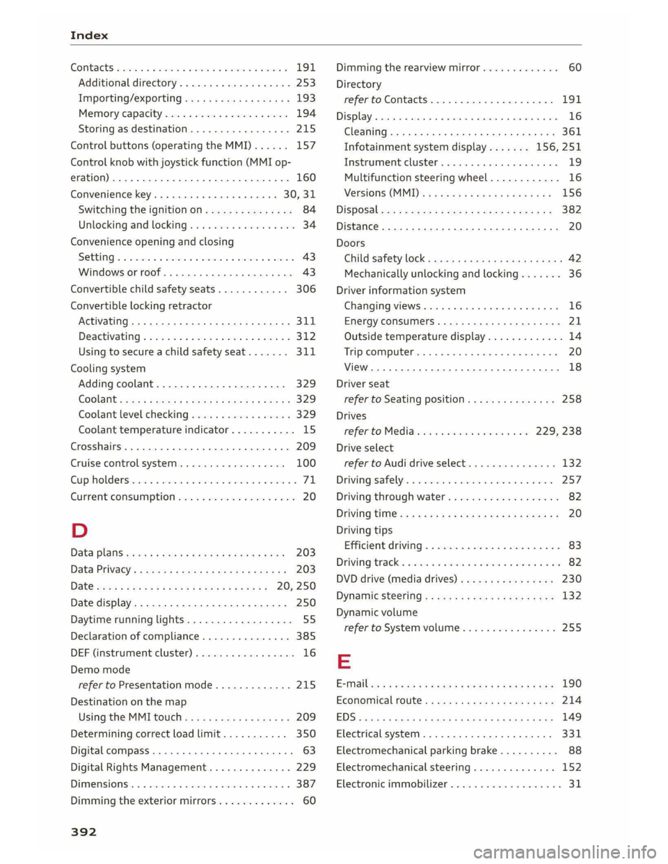 AUDI A5 2019  Owners Manual 