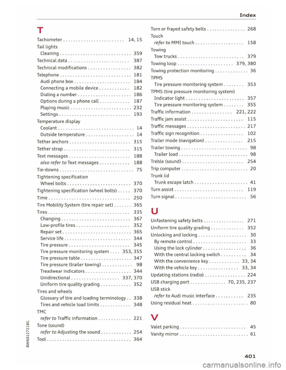 AUDI A5 2019  Owners Manual 