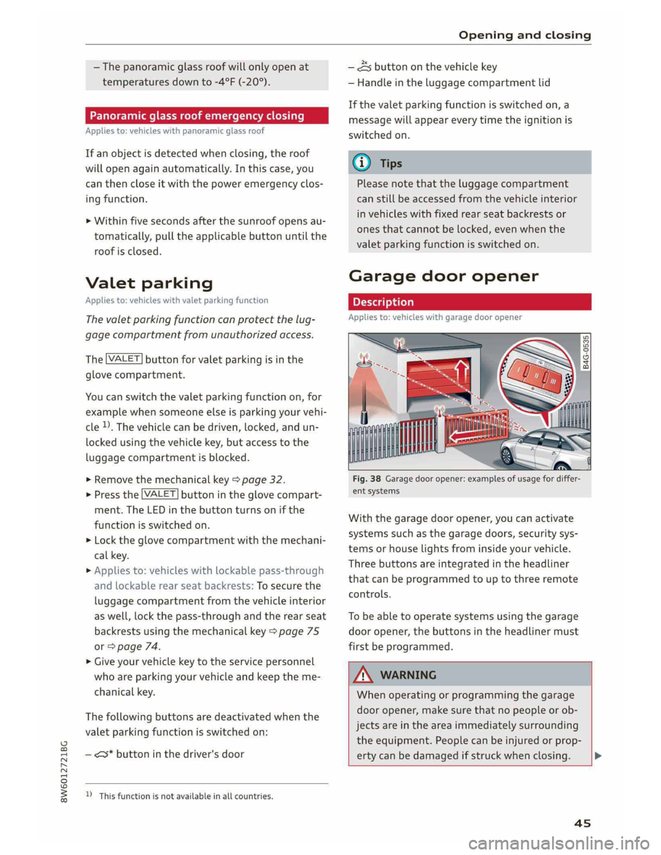 AUDI A5 2019  Owners Manual 