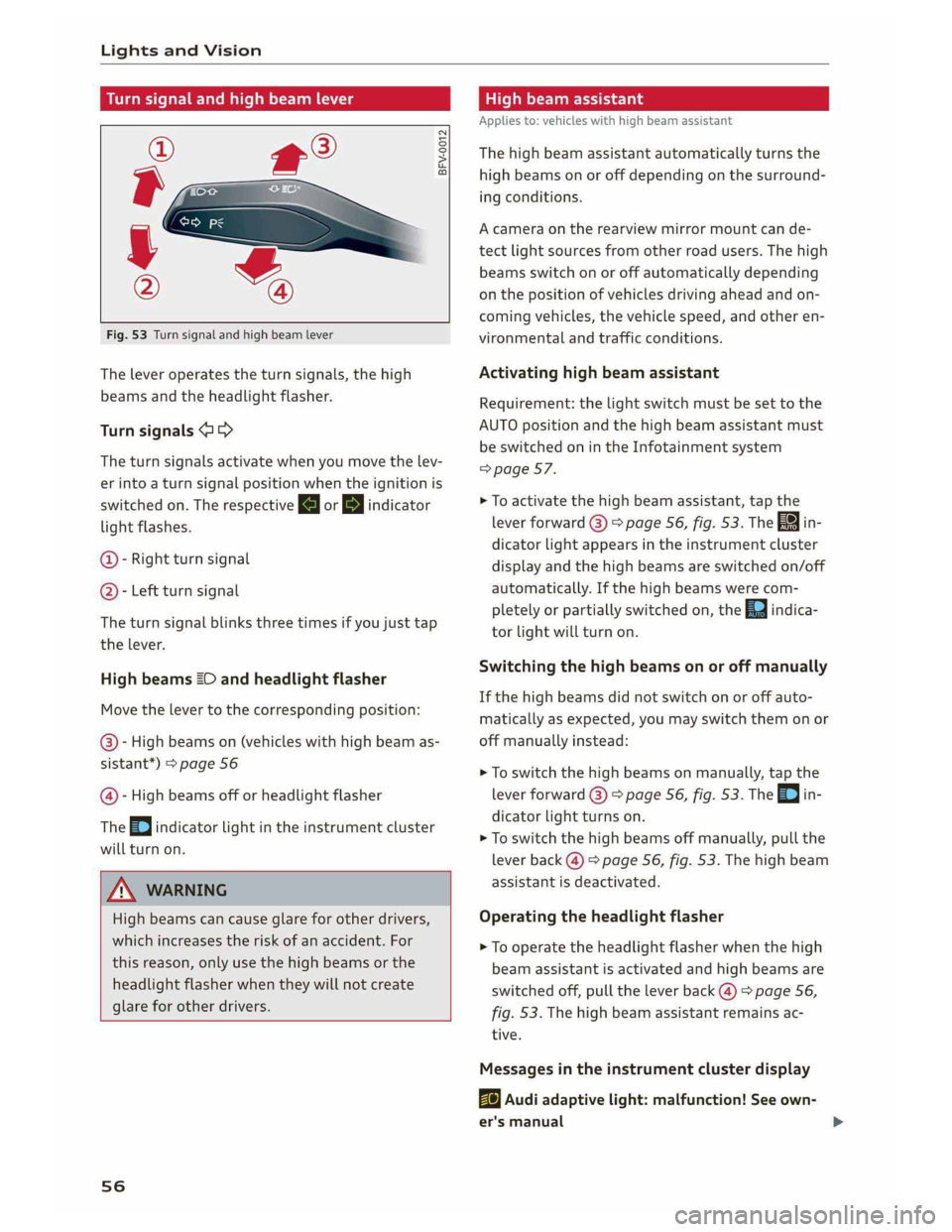 AUDI A5 2019  Owners Manual 