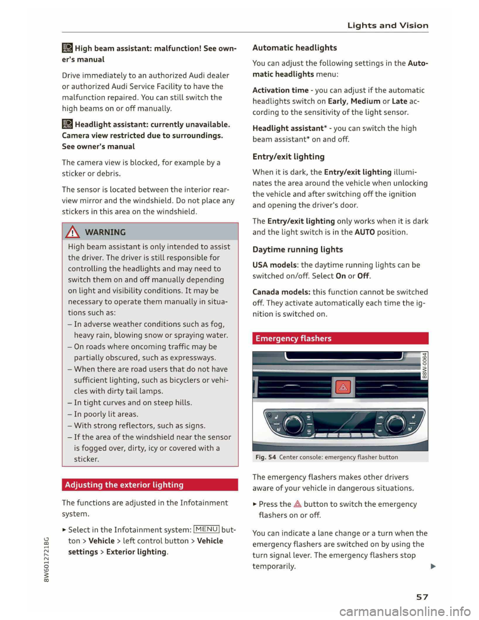 AUDI A5 2019  Owners Manual 