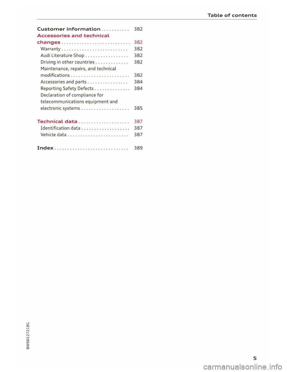 AUDI A5 2019  Owners Manual 