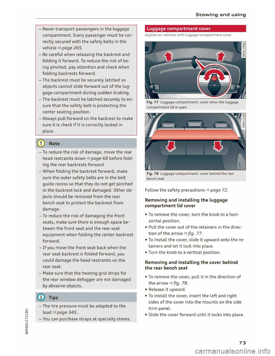 AUDI A5 2019  Owners Manual 