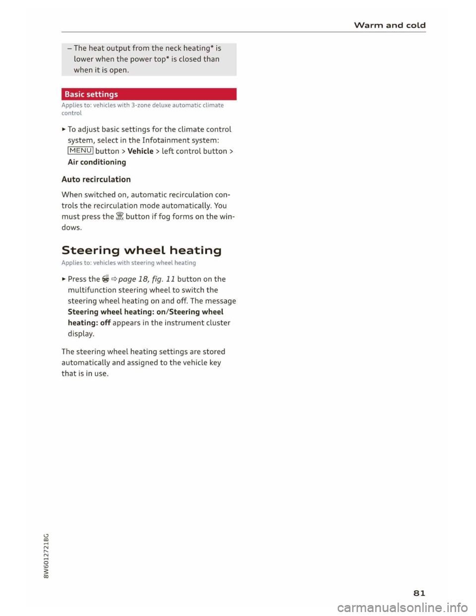 AUDI A5 2019  Owners Manual 