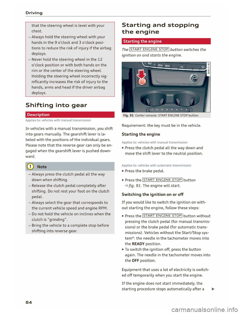 AUDI A5 2019  Owners Manual 