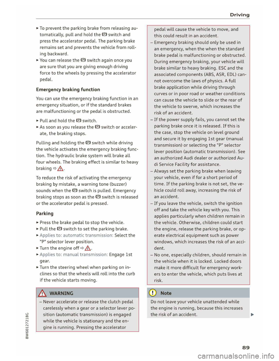 AUDI A5 2019  Owners Manual 