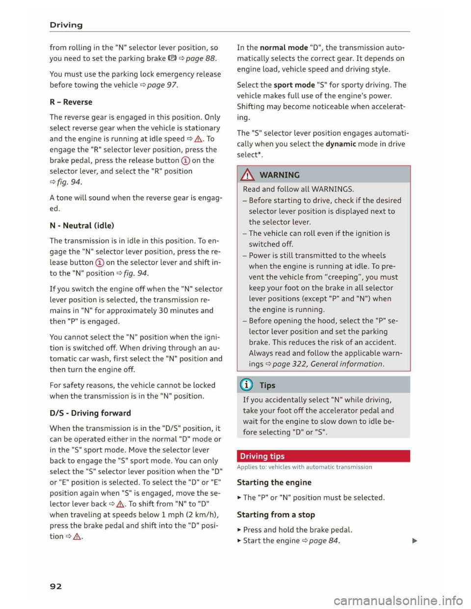 AUDI A5 2019  Owners Manual 