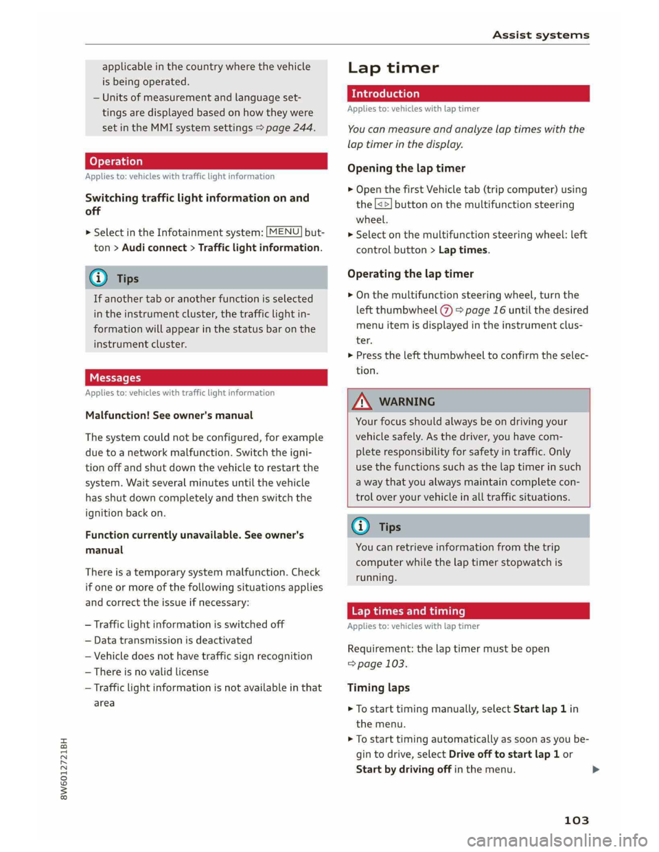 AUDI A5 COUPE 2019  Owners Manual 