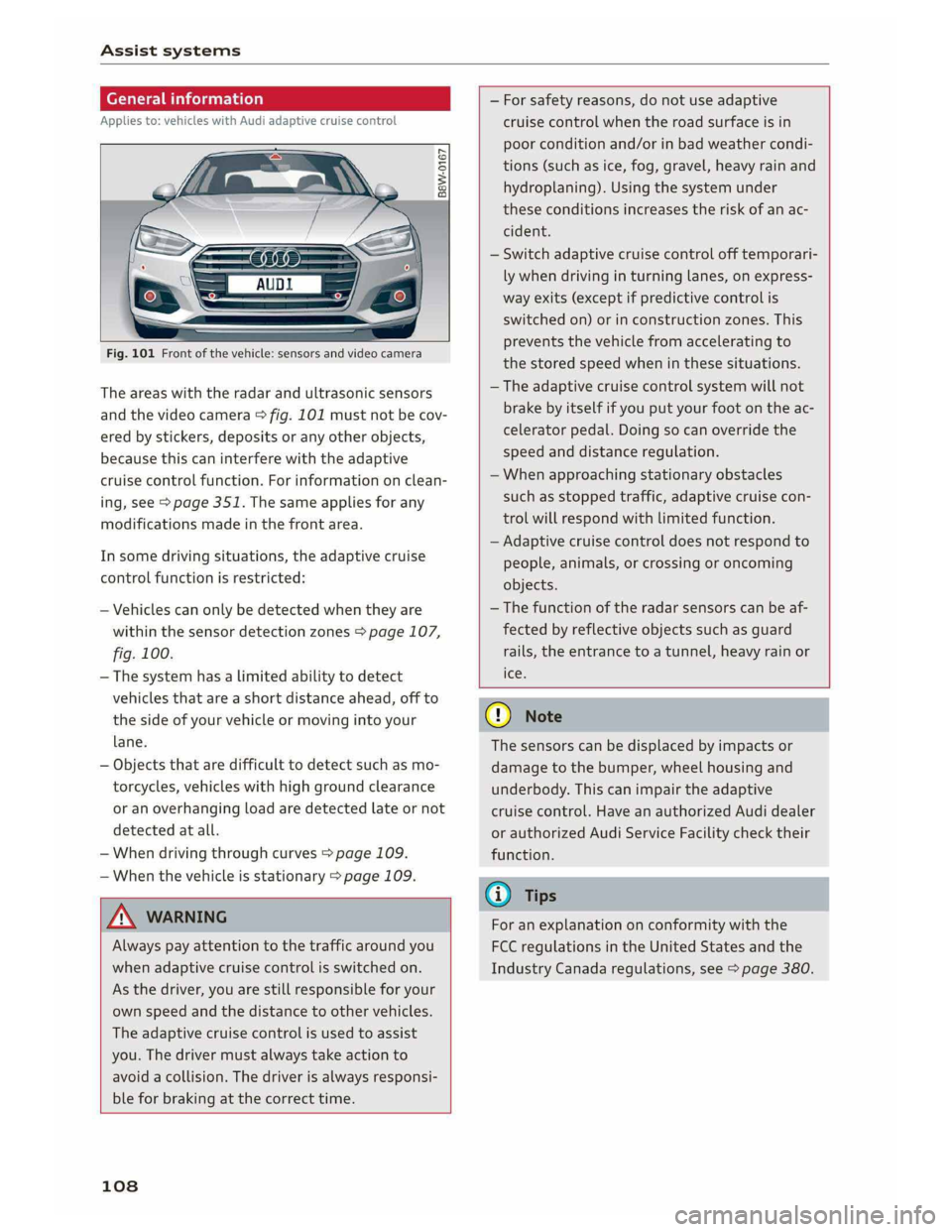 AUDI A5 COUPE 2019  Owners Manual 