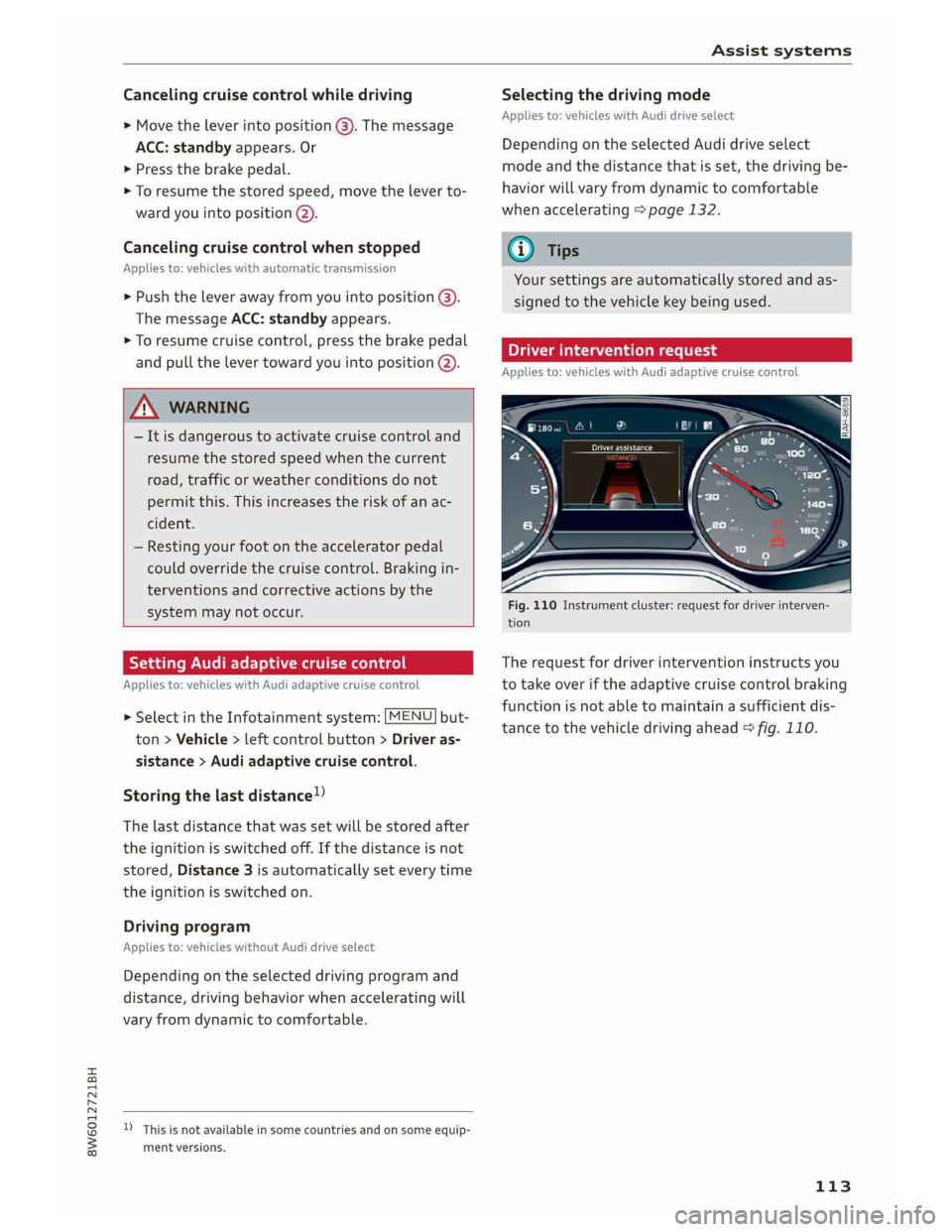 AUDI A5 COUPE 2019  Owners Manual 