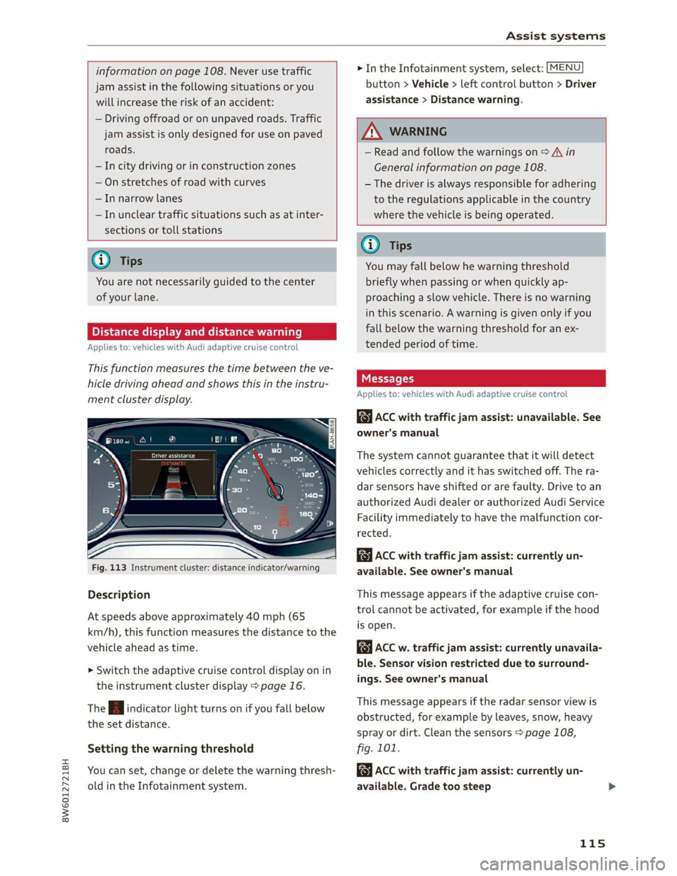 AUDI A5 COUPE 2019  Owners Manual 