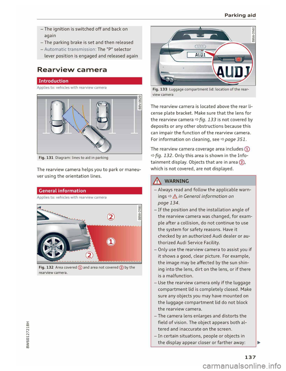 AUDI A5 COUPE 2019  Owners Manual 
