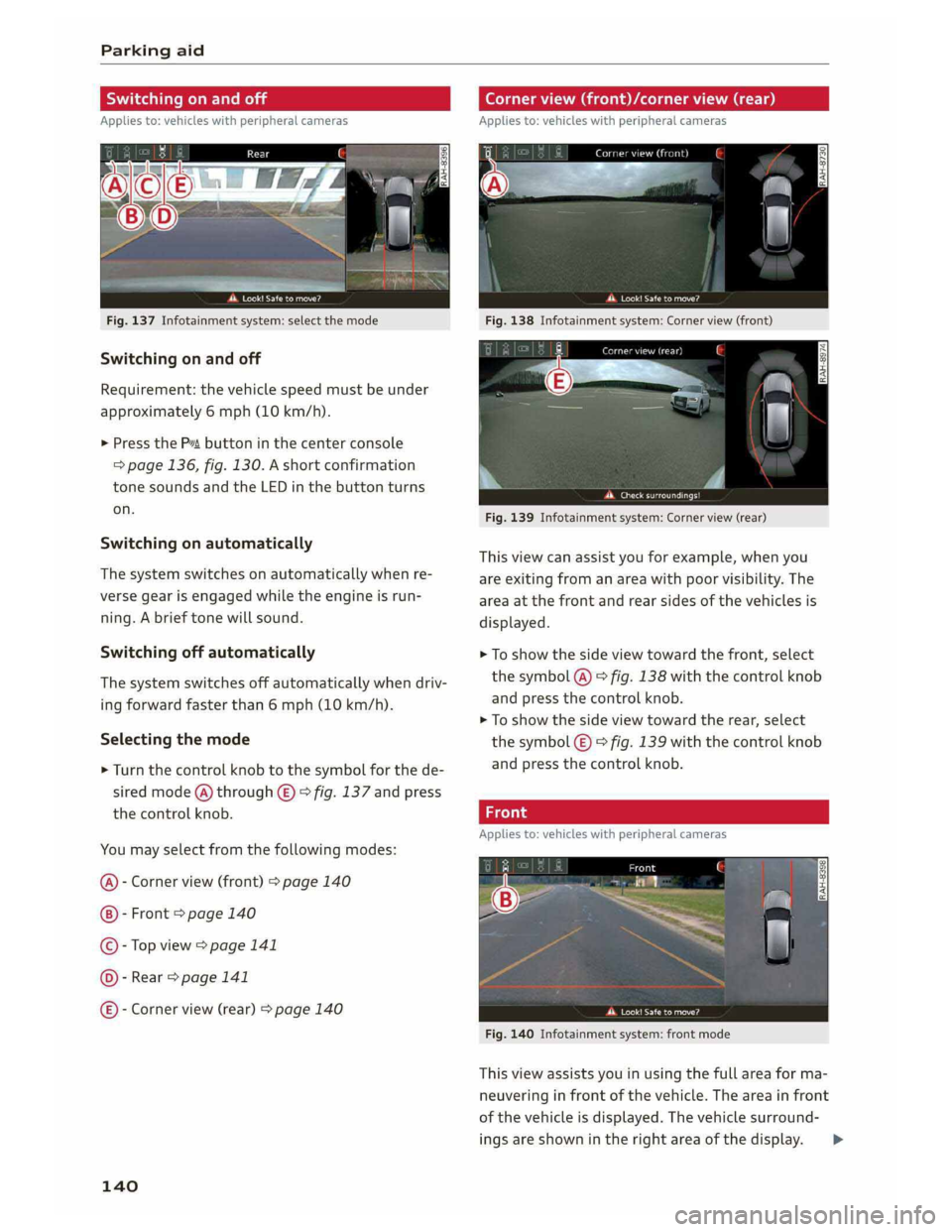 AUDI A5 COUPE 2019  Owners Manual 