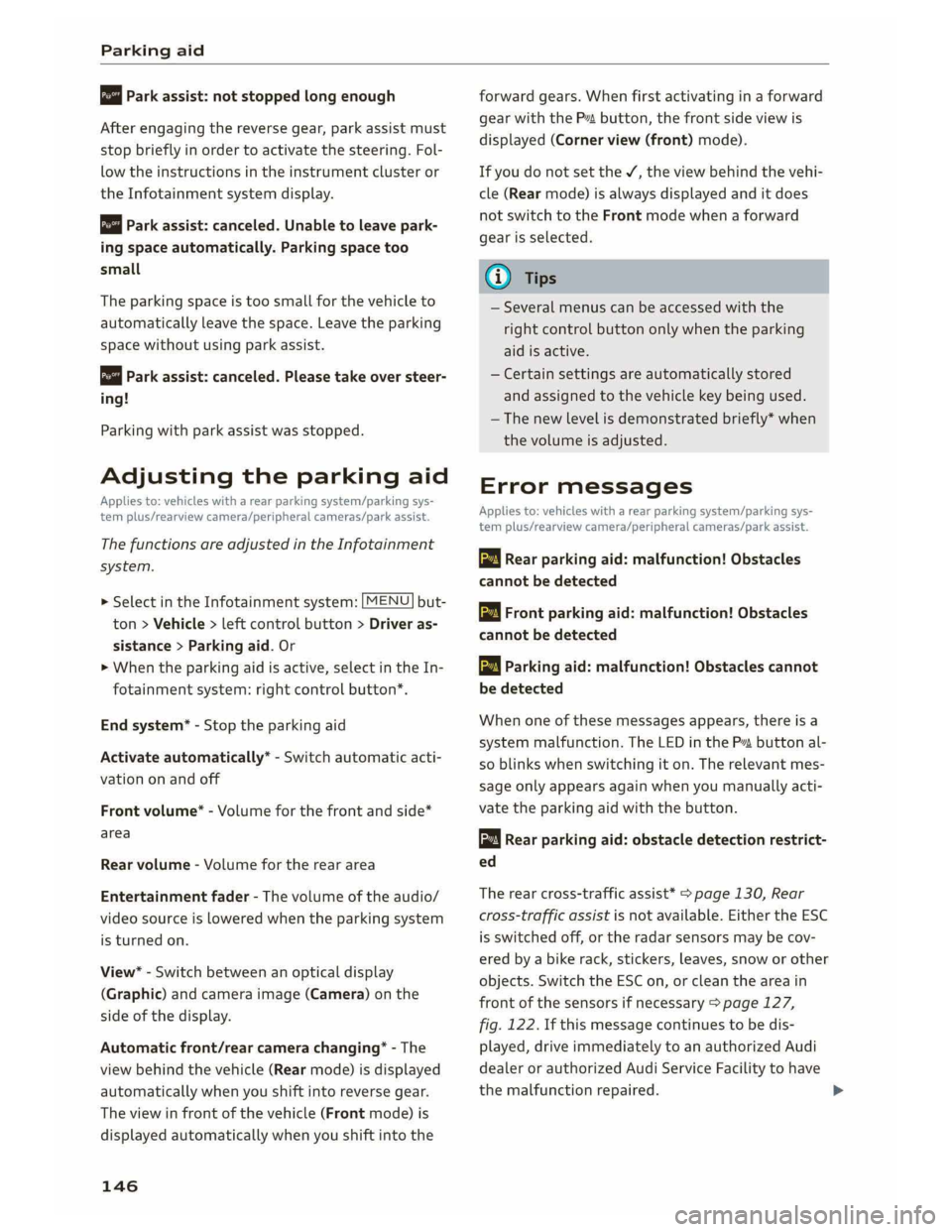 AUDI A5 COUPE 2019  Owners Manual 