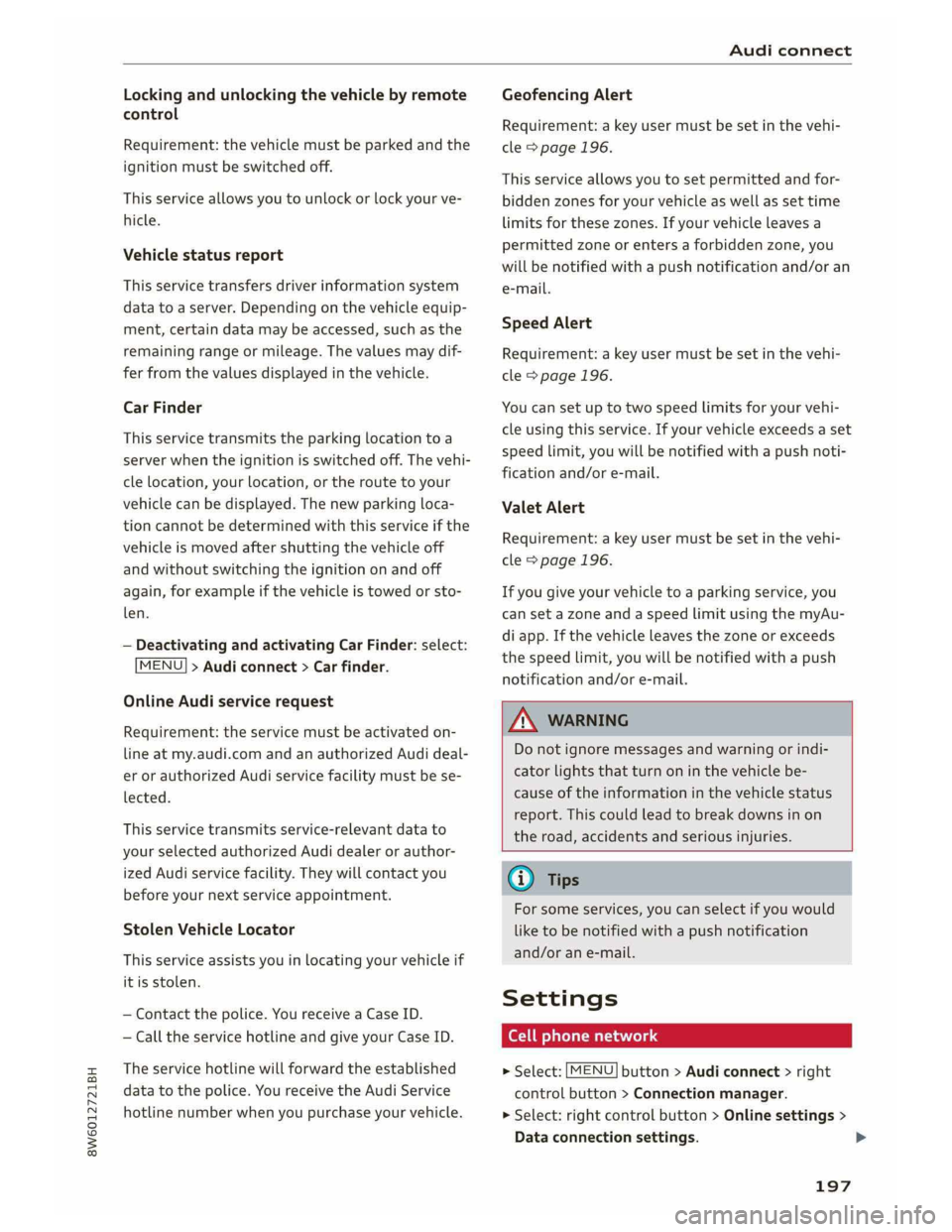 AUDI A5 COUPE 2019  Owners Manual 