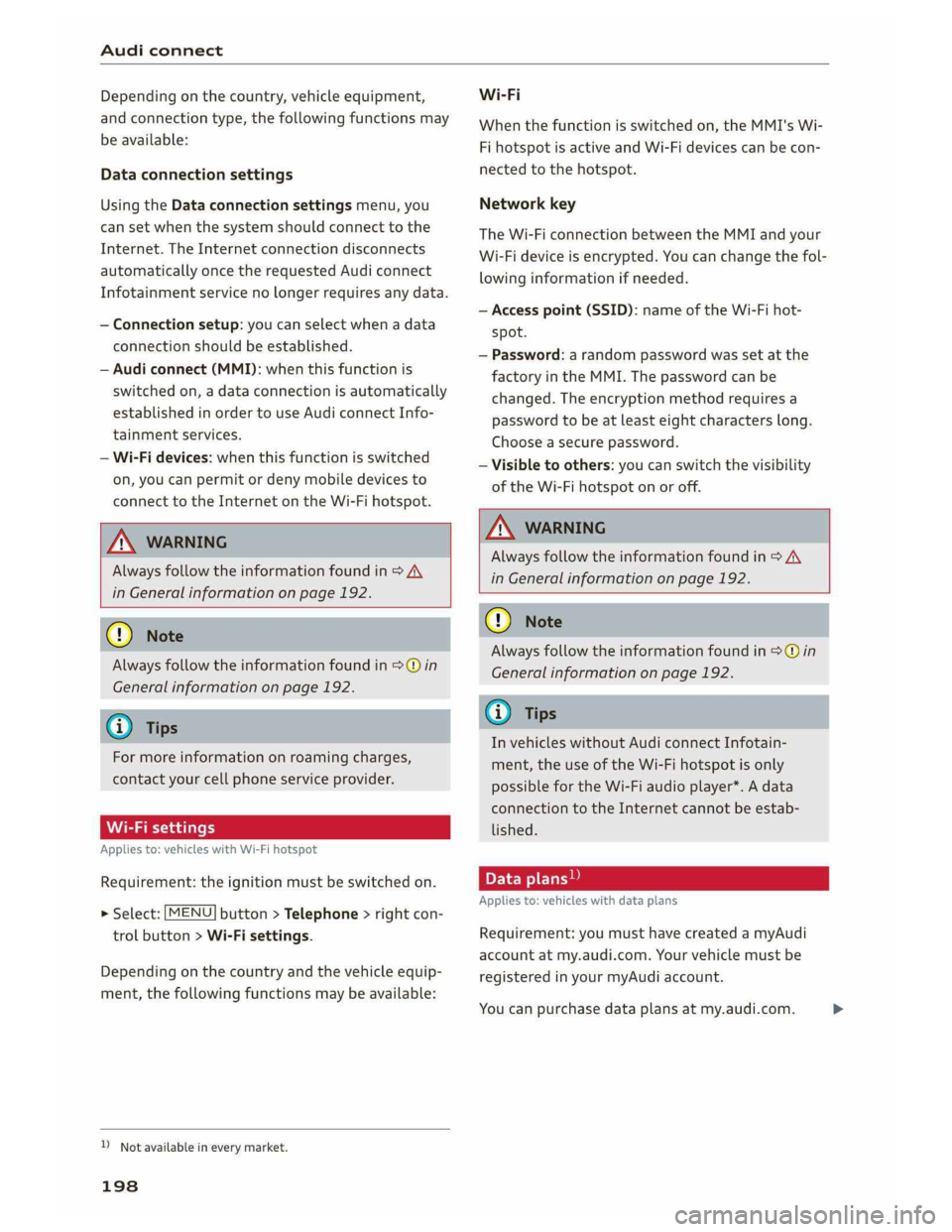 AUDI A5 COUPE 2019  Owners Manual 