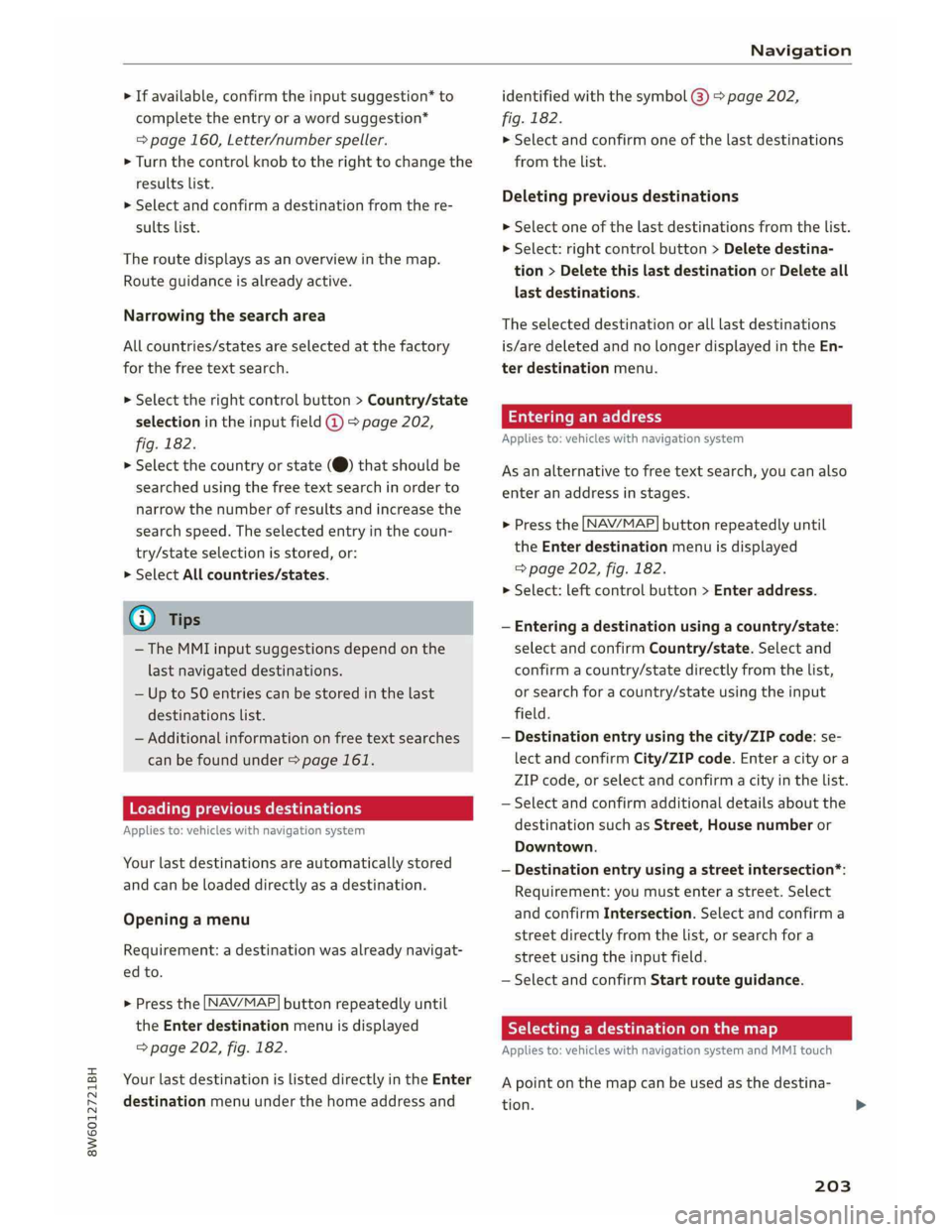 AUDI A5 COUPE 2019  Owners Manual 