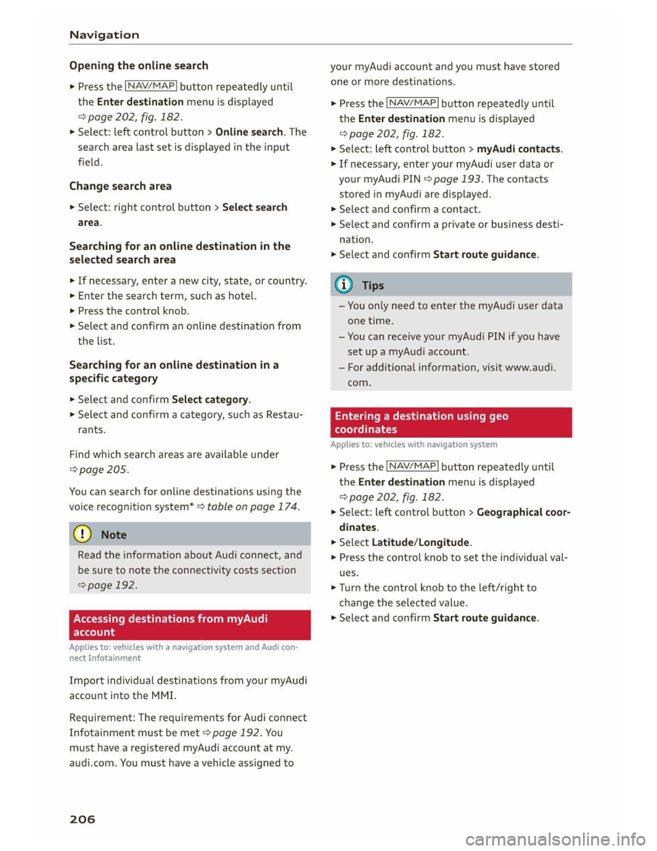AUDI A5 COUPE 2019  Owners Manual 