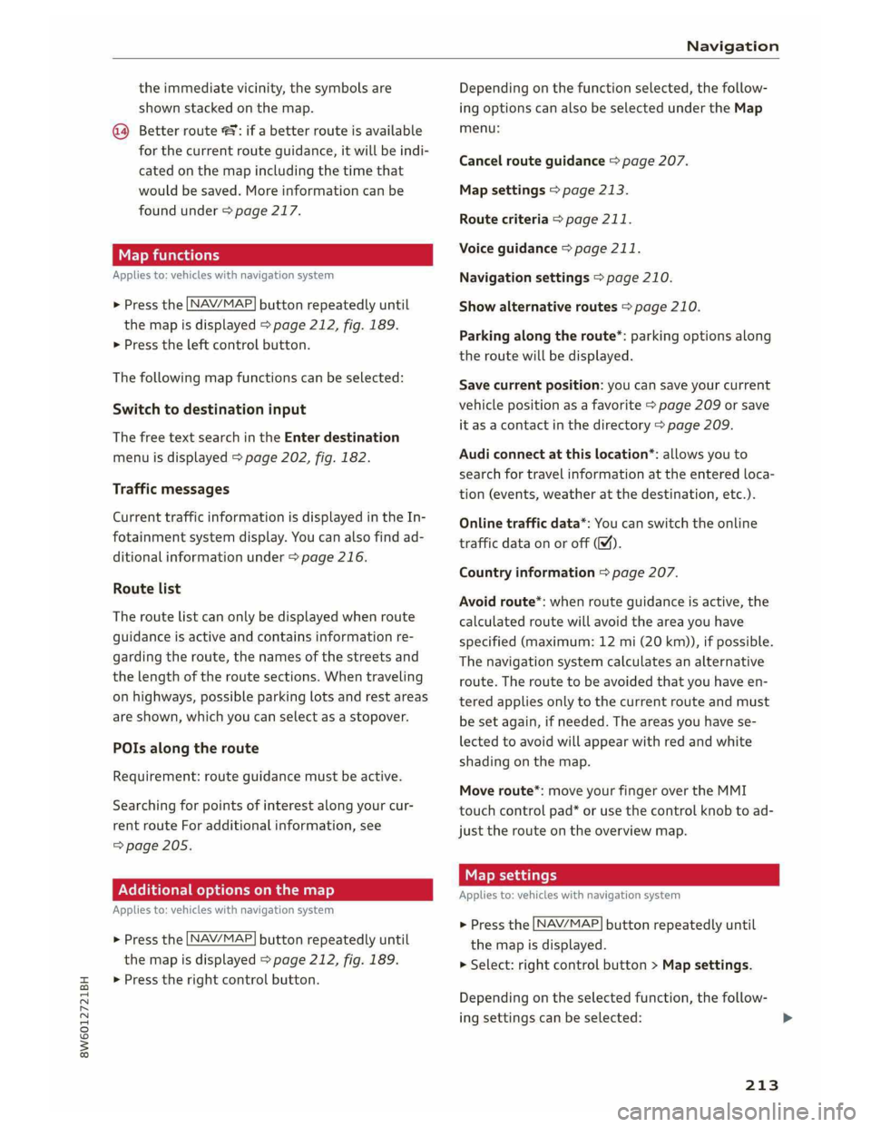 AUDI A5 COUPE 2019  Owners Manual 
