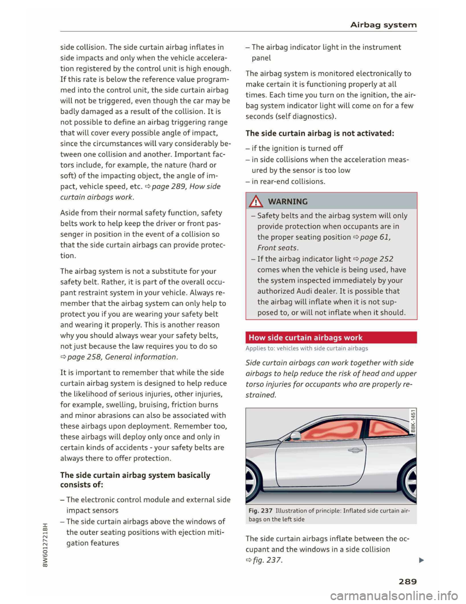 AUDI A5 COUPE 2019  Owners Manual 
