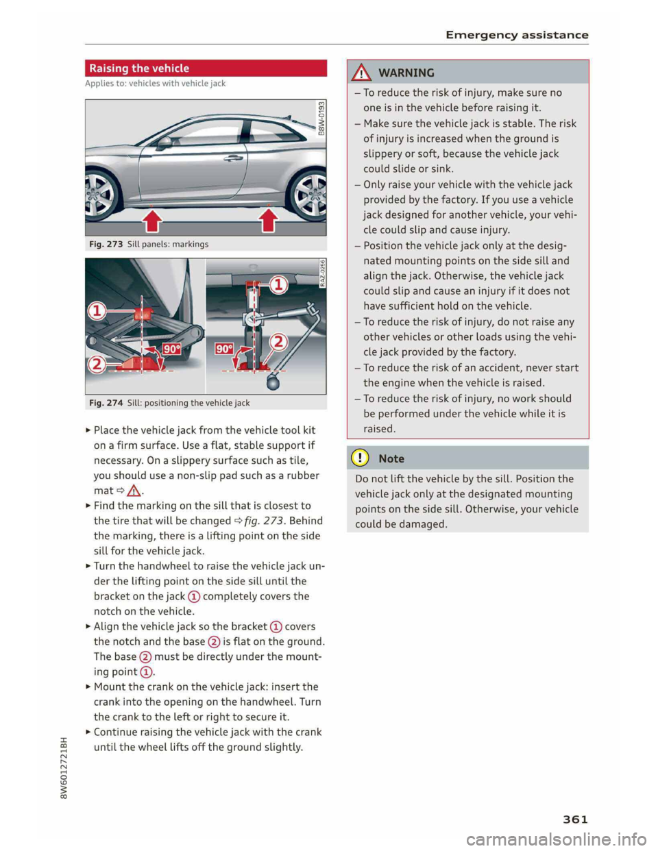 AUDI A5 COUPE 2019  Owners Manual 