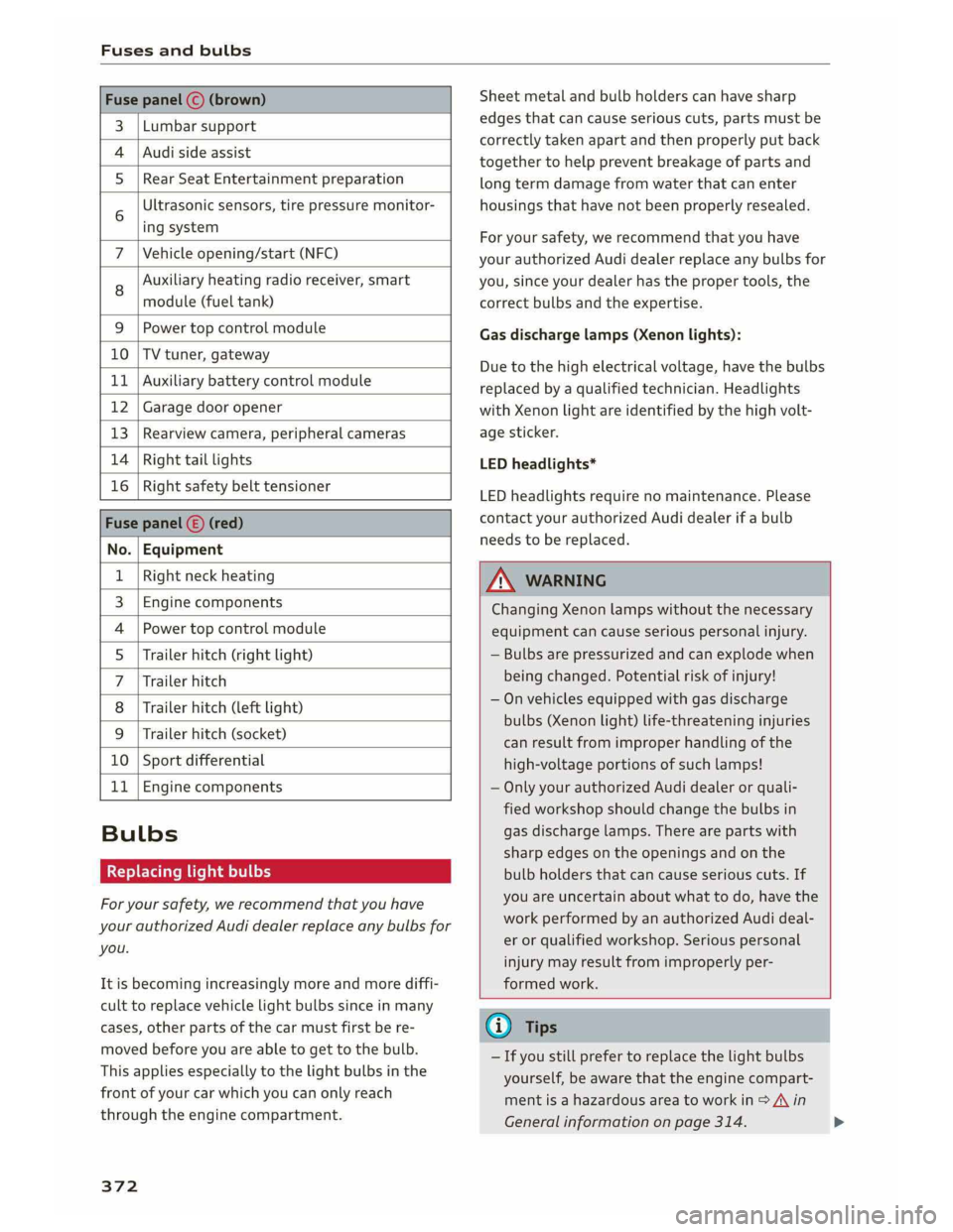 AUDI A5 COUPE 2019  Owners Manual 