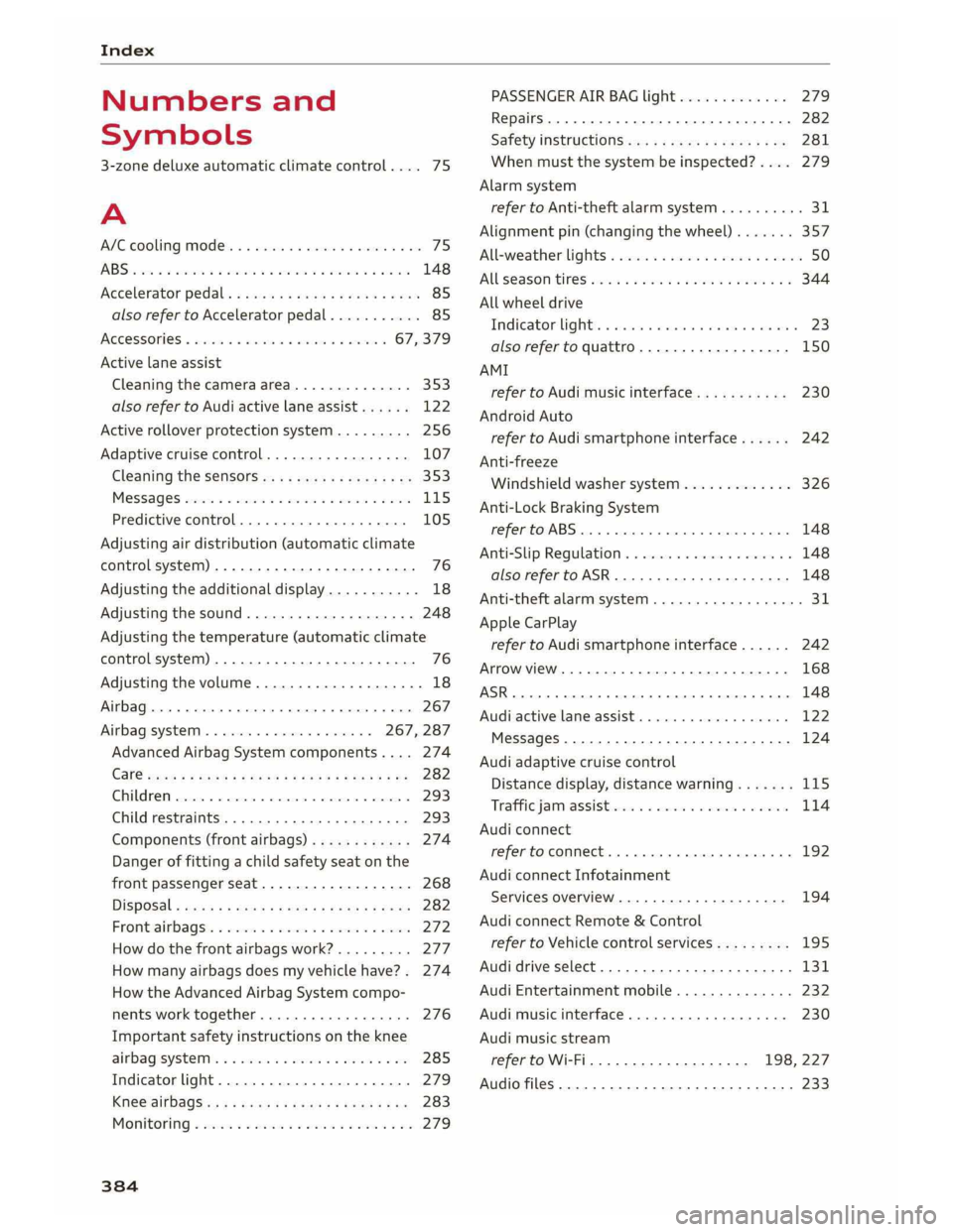 AUDI A5 COUPE 2019  Owners Manual 
