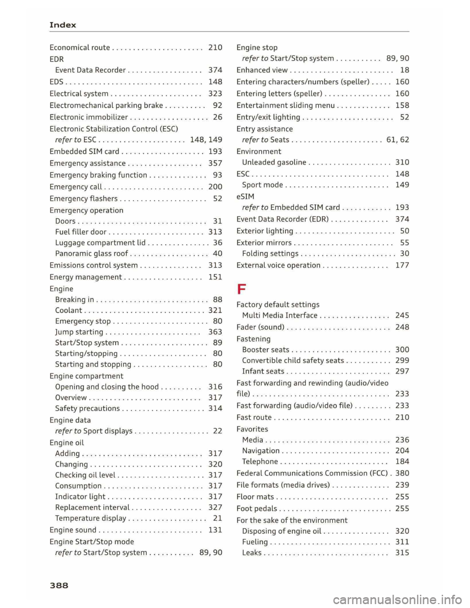 AUDI A5 COUPE 2019  Owners Manual 