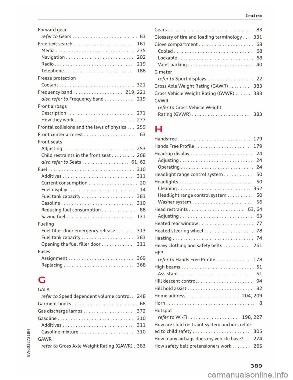 AUDI A5 COUPE 2019  Owners Manual 
