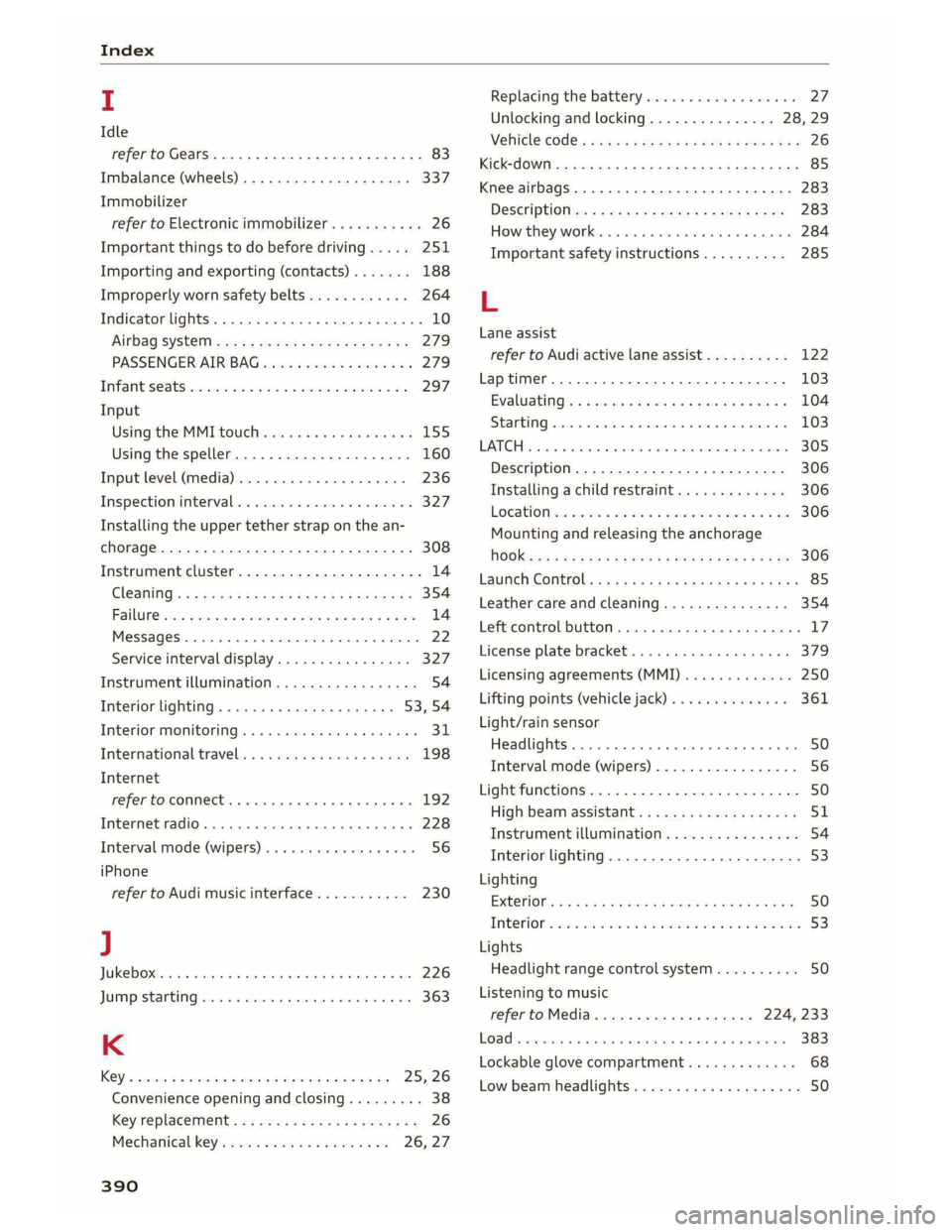 AUDI A5 COUPE 2019  Owners Manual 