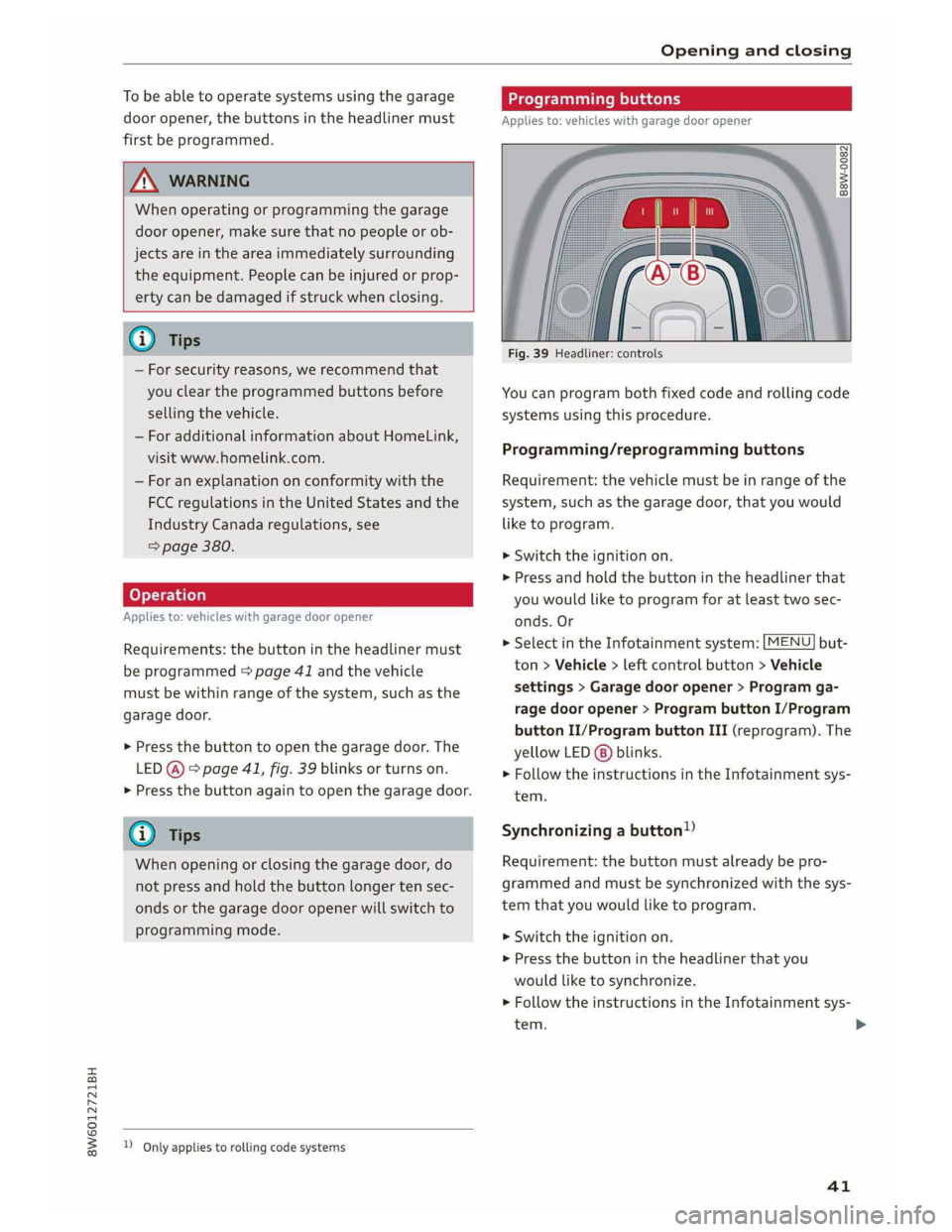 AUDI A5 COUPE 2019  Owners Manual 
