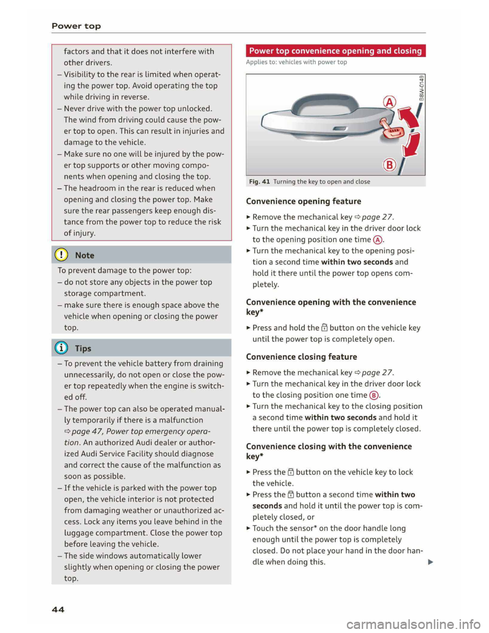 AUDI A5 COUPE 2019  Owners Manual 