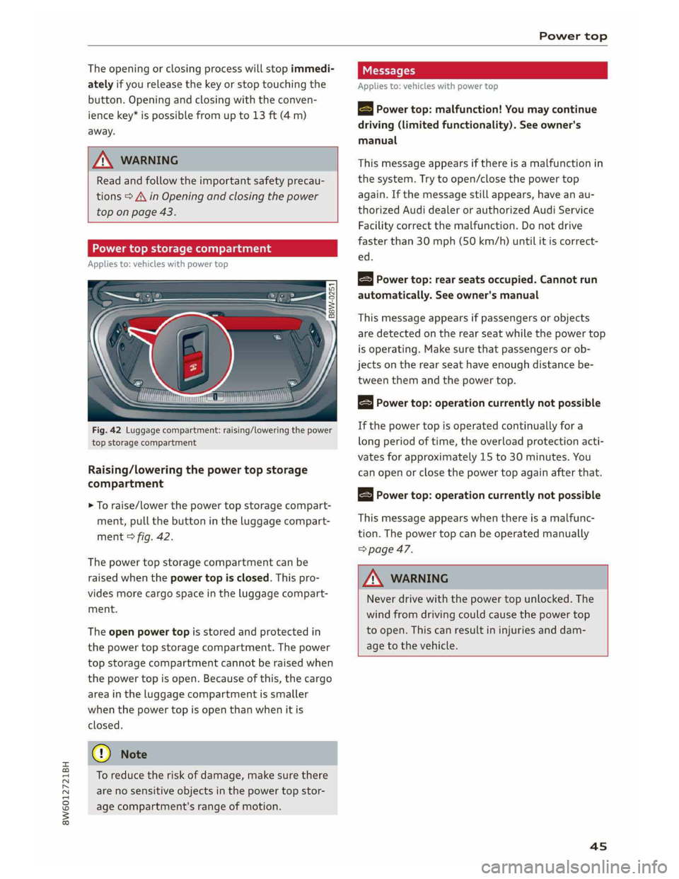 AUDI A5 COUPE 2019  Owners Manual 