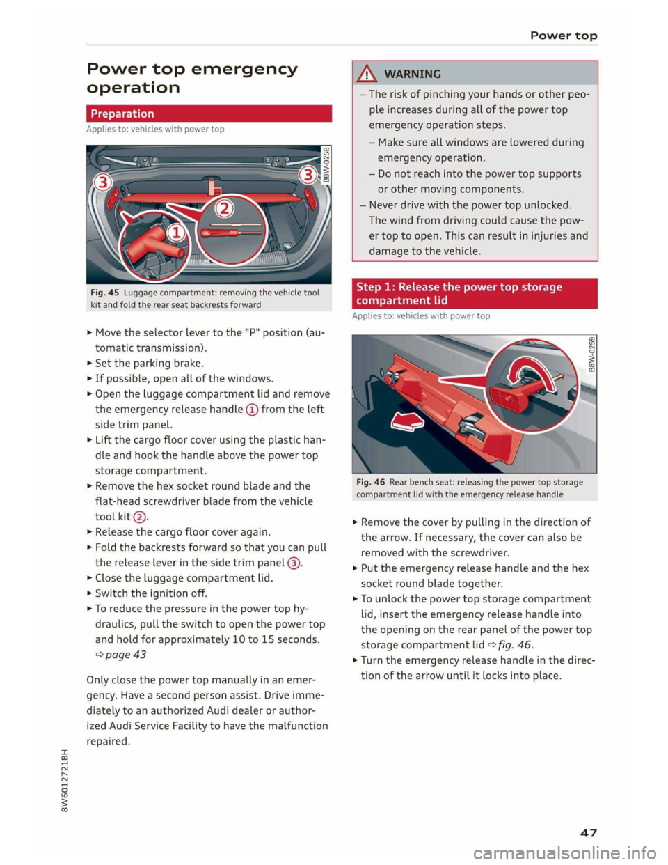 AUDI A5 COUPE 2019  Owners Manual 