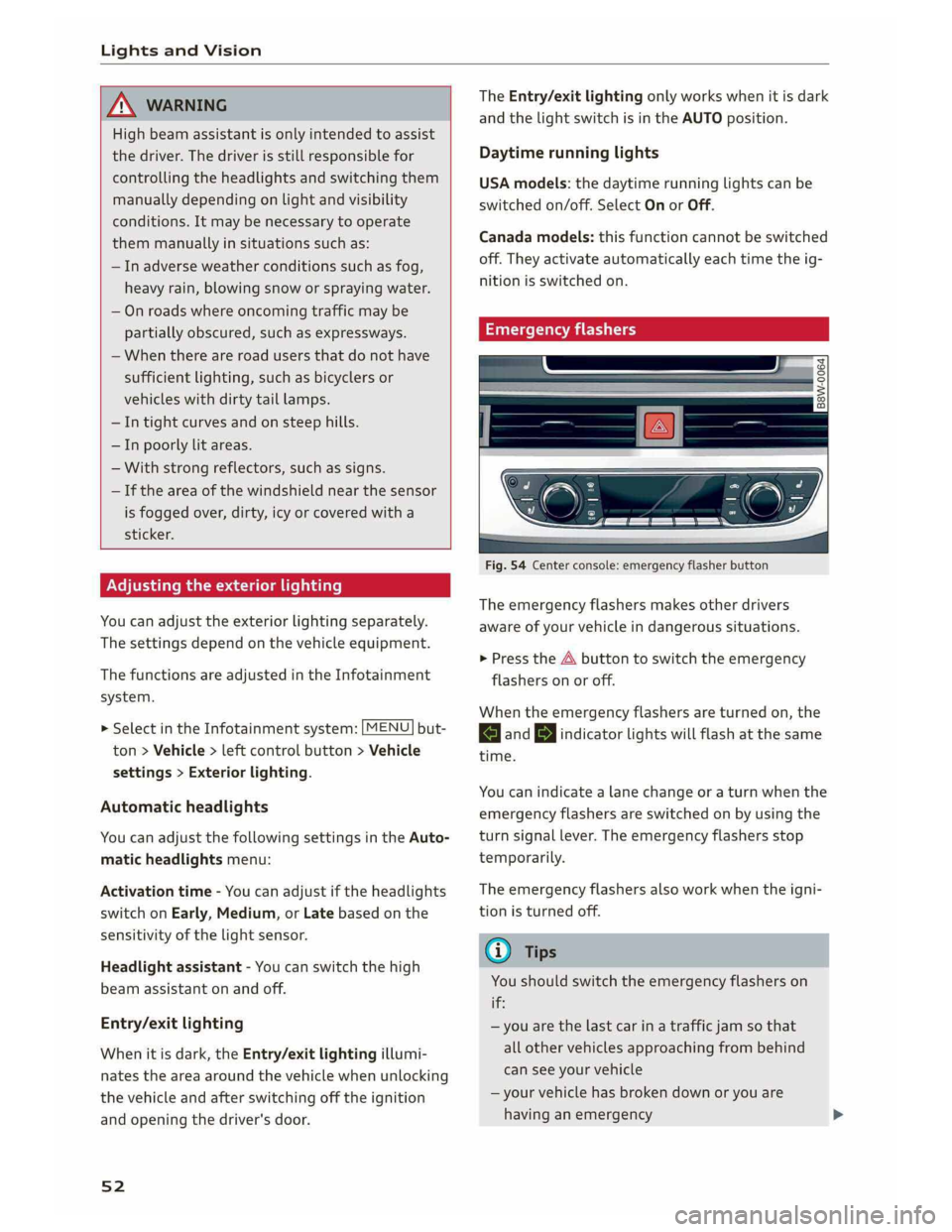 AUDI A5 COUPE 2019  Owners Manual 