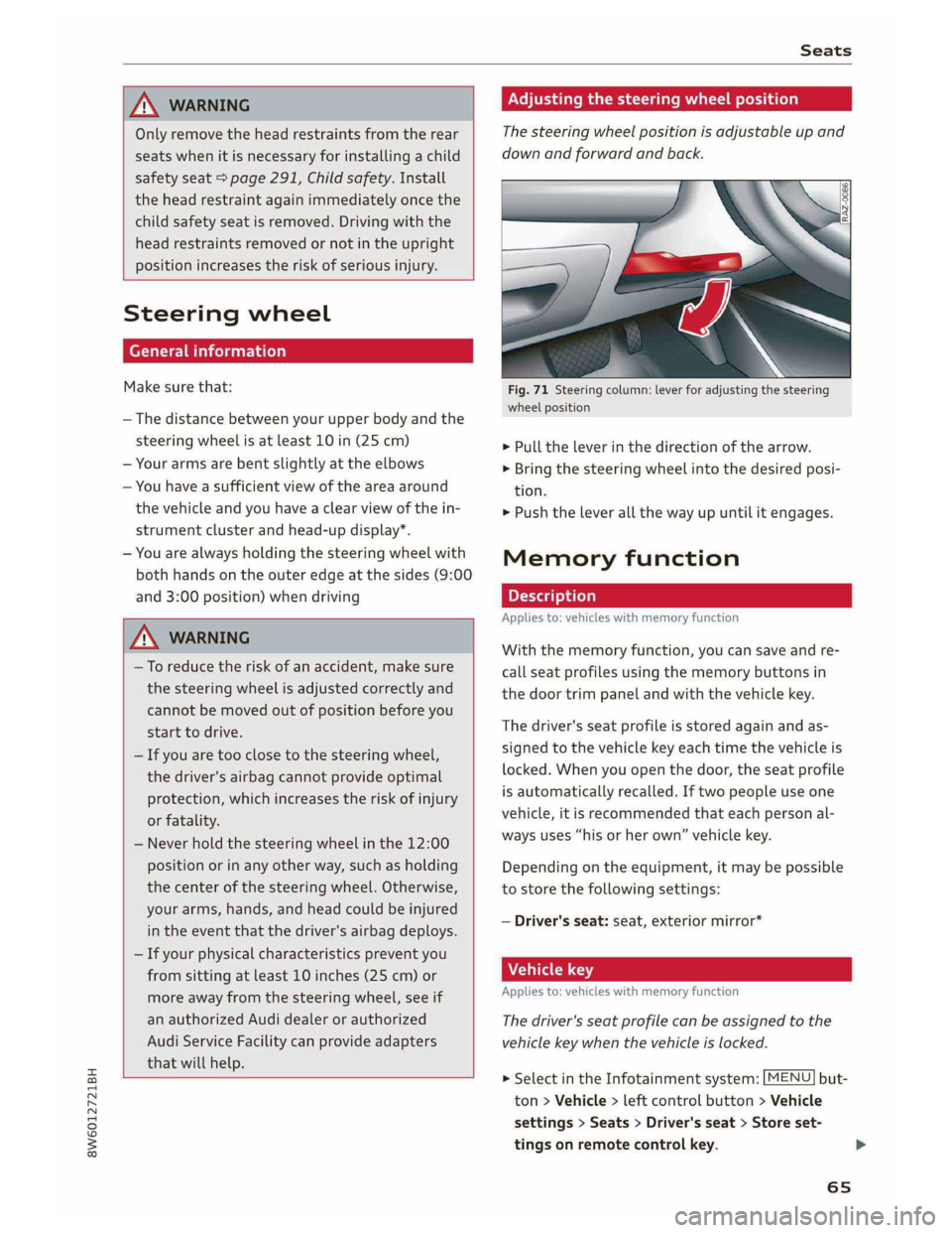 AUDI A5 COUPE 2019  Owners Manual 