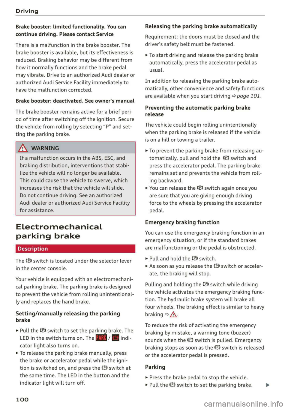 AUDI A6 2019  Owners Manual 