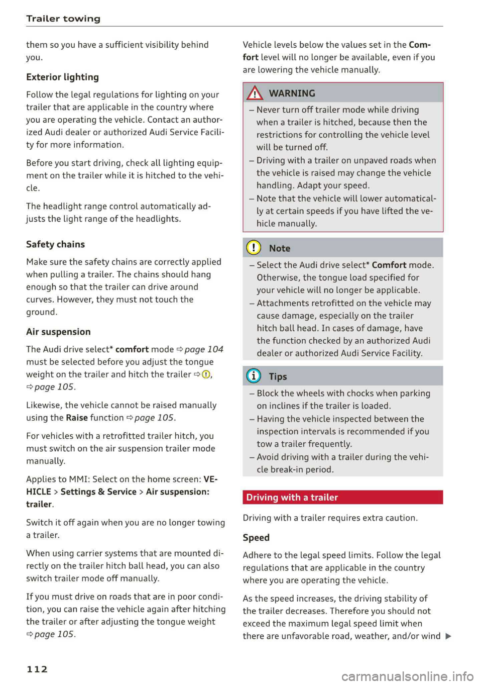AUDI A6 2019  Owners Manual 