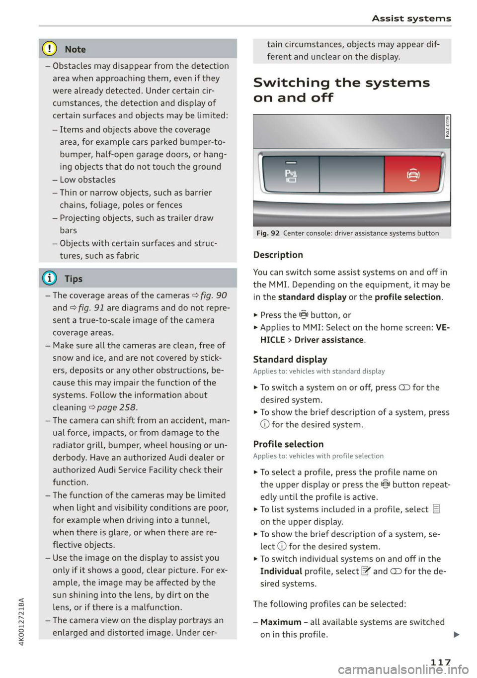 AUDI A6 2019  Owners Manual 