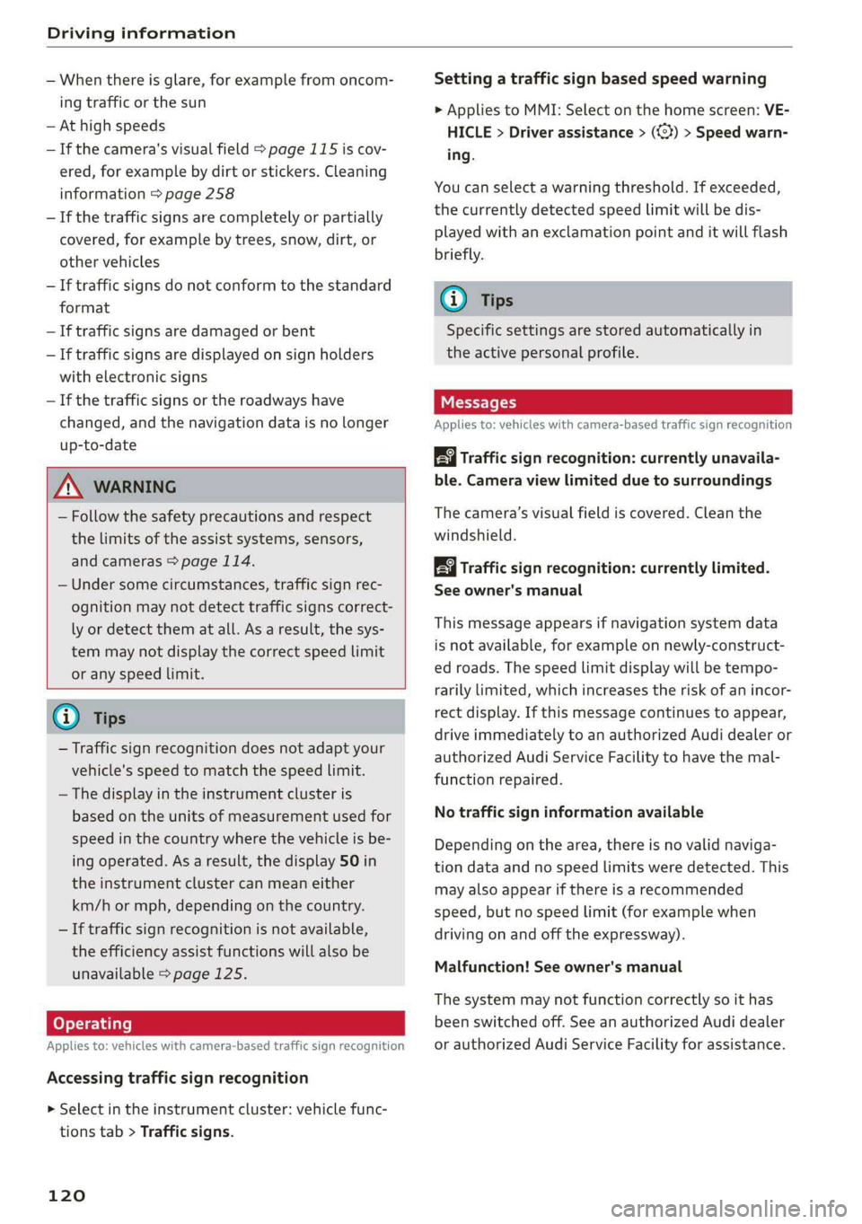 AUDI A6 2019  Owners Manual 