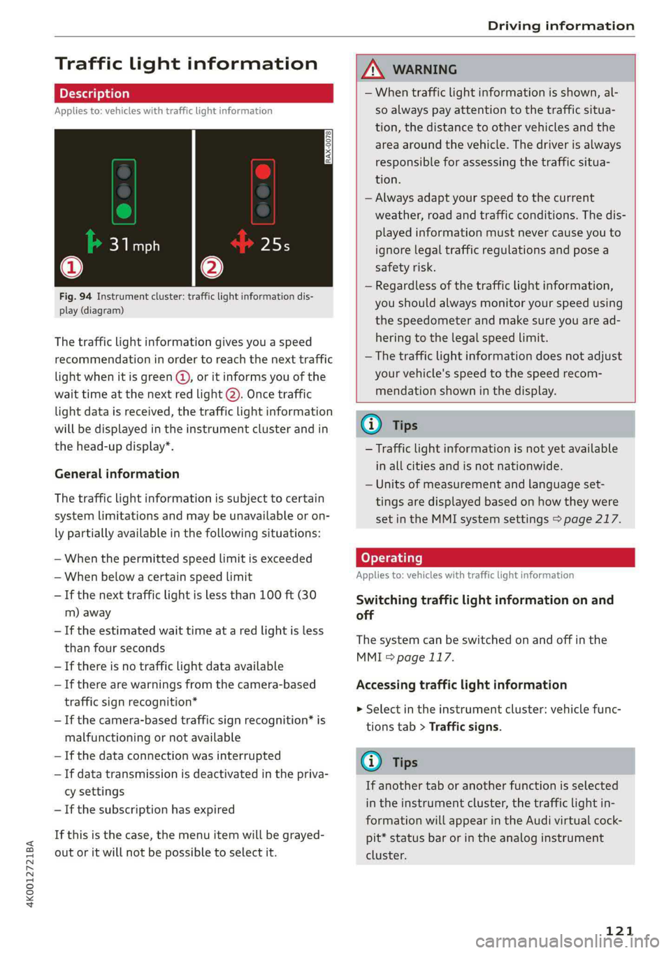 AUDI A6 2019  Owners Manual 