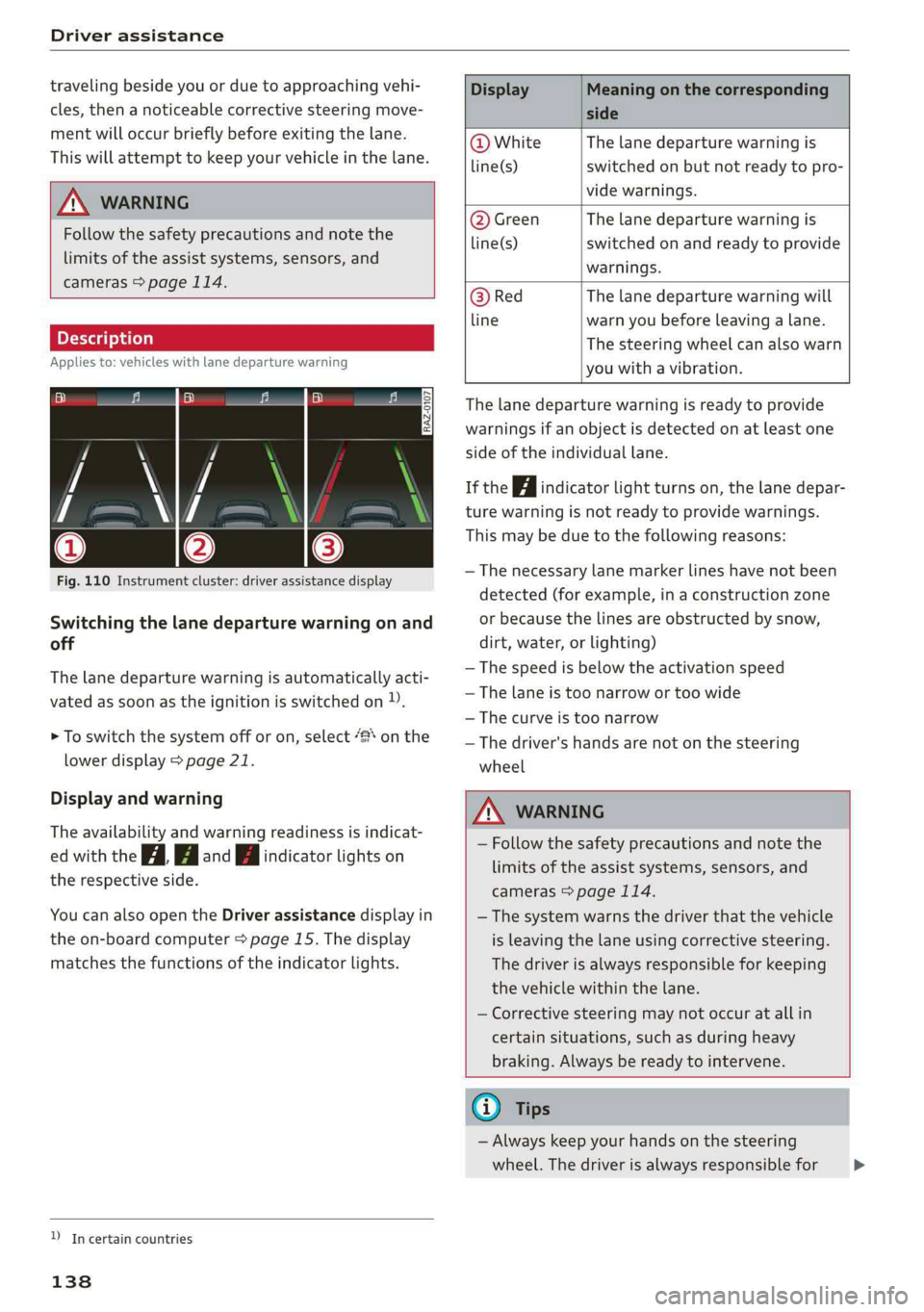 AUDI A6 2019  Owners Manual 