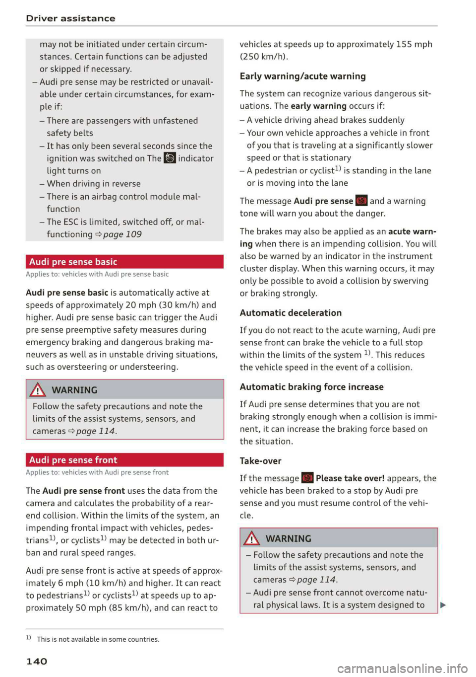 AUDI A6 2019  Owners Manual 