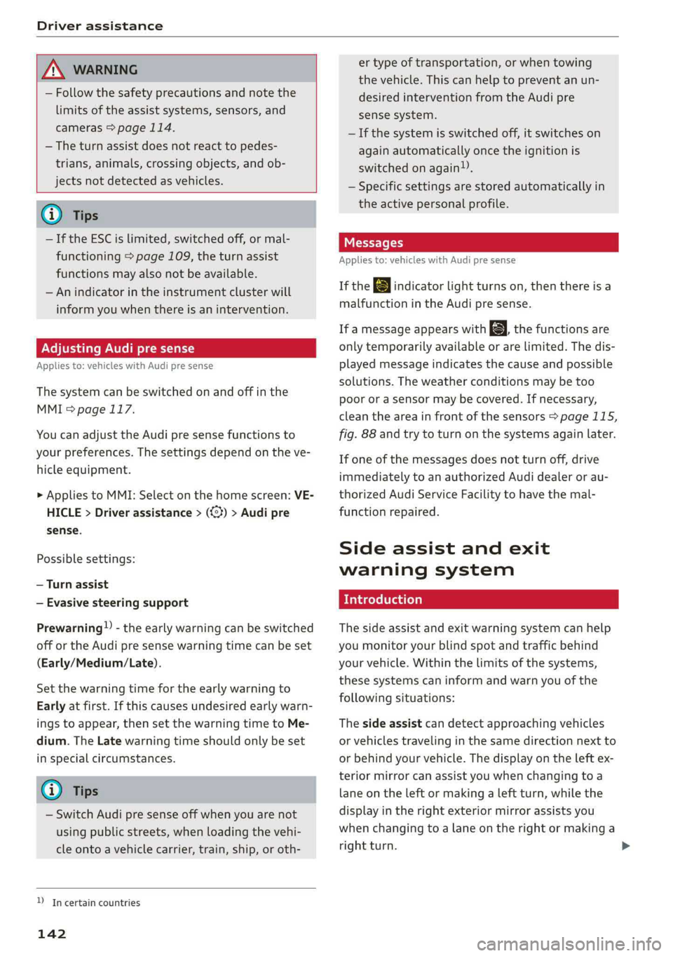 AUDI A6 2019  Owners Manual 